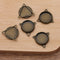 20pcs 12mm brass Pendant Trays, Pendant Blanks Bezel Base, Glass Cabochon Settings