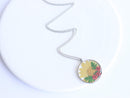 Pressed Flower Pendant Necklace, Real Dried Flower Resin Jewellery