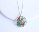 Pressed Flower Pendant Necklace, Real Dried Flower Resin Jewellery