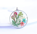 Pressed Flower Pendant Necklace, Real Dried Flower Resin Jewellery