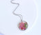 Pressed Flower Pendant Necklace, Real Dried Flower Resin Jewellery