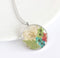 Pressed Flower Pendant Necklace, Real Dried Flower Resin Jewellery