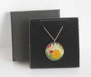 Pressed Flower Pendant Necklace, Real Dried Flower Resin Jewellery