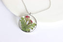 Pressed Flower Pendant Necklace, Real Dried Flower Resin Jewellery