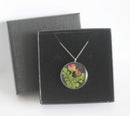 Pressed Flower Pendant Necklace, Real Dried Flower Resin Jewellery