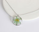 Pressed Flower Pendant Necklace, Real Dried Flower Resin Jewellery