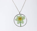 Pressed Flower Pendant Necklace, Real Dried Flower Resin Jewellery