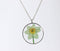 Pressed Flower Pendant Necklace, Real Dried Flower Resin Jewellery