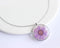 Pressed Flower Pendant Necklace, Real Dried Flower Resin Jewellery