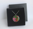 Pressed Flower Pendant Necklace, Real Dried Flower Resin Jewellery