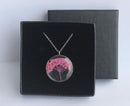 Pressed Flower Pendant Necklace, Real Dried Flower Resin Jewellery