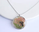 Pressed Flower Pendant Necklace, Real Dried Flower Resin Jewellery