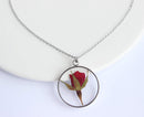 Pressed Flower Pendant Necklace, Real Dried Flower Resin Jewellery