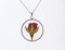 Pressed Flower Pendant Necklace, Real Dried Flower Resin Jewellery