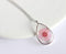 Teardrop Pressed Flower Pendant Necklace, Real Dried Flower Resin Jewellery