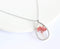 Teardrop Pressed Flower Pendant Necklace, Real Dried Flower Resin Jewellery