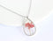 Teardrop Pressed Flower Pendant Necklace, Real Dried Flower Resin Jewellery