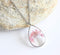 Teardrop Pressed Flower Pendant Necklace, Real Dried Flower Resin Jewellery