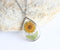 Teardrop Pressed Flower Pendant Necklace, Real Dried Flower Resin Jewellery