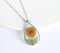 Teardrop Pressed Flower Pendant Necklace, Real Dried Flower Resin Jewellery