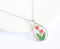 Teardrop Pressed Flower Pendant Necklace, Real Dried Flower Resin Jewellery