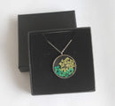 Pressed Flower Pendant Necklace, Real Dried Flower Resin Jewellery