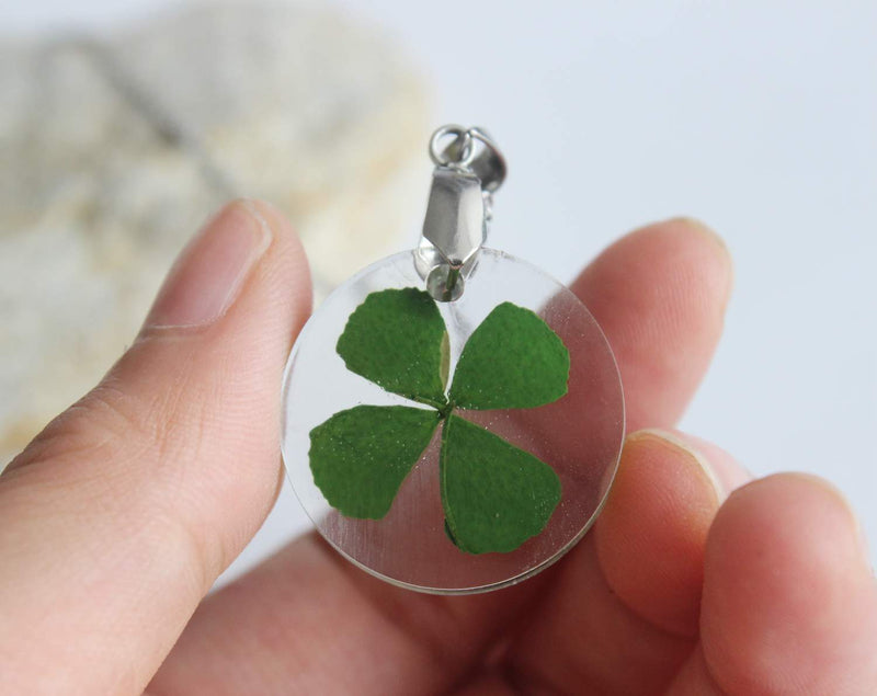 Pressed Flower Pendant Necklace, Real Dried Flower Resin Jewellery