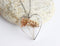 Heart Pressed Flower Pendant Necklace, Real Dried Flower Resin Jewellery