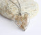 Heart Pressed Flower Pendant Necklace, Real Dried Flower Resin Jewellery