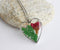 Heart Pressed Flower Pendant Necklace, Real Dried Flower Resin Jewellery