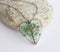 Heart Pressed Flower Pendant Necklace, Real Dried Flower Resin Jewellery