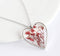 Heart Pressed Flower Pendant Necklace, Real Dried Flower Resin Jewellery