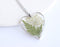 Heart Pressed Flower Pendant Necklace, Real Dried Flower Resin Jewellery