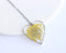 Heart Pressed Flower Pendant Necklace, Real Dried Flower Resin Jewellery