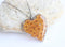 Heart Pressed Flower Pendant Necklace, Real Dried Flower Resin Jewellery