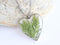 Heart Pressed Flower Pendant Necklace, Real Dried Flower Resin Jewellery