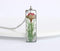 Rectangle Pressed Flower Pendant Necklace, Real Dried Flower Resin Jewellery