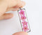 Rectangle Pressed Flower Pendant Necklace, Real Dried Flower Resin Jewellery