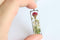 Rectangle Pressed Flower Pendant Necklace, Real Dried Flower Resin Jewellery