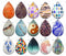 Handmade Teardrop Photo Glass Cabochons pattern geometric 777 B