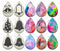 Handmade Teardrop Photo Glass Cabochons pattern geometric 795 B