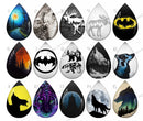 Handmade Teardrop Photo Glass Cabochons pattern geometric 841