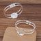 5pcs Brass Lace 25mm bracelet blanks, Bracelet Settings Bezel Bangle Bracelet Bases