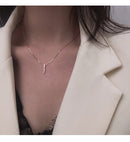 Alloy plating gold necklace