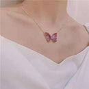 Butterfly pendant necklace