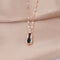 peanut Pendant Necklace, stainless steel vacuum electroplating chain all-match non-fading