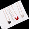 Inlaid zircon Swan necklace ,stainless steel vacuum electroplating chain all-match non-fading