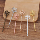 20pcs Bow Hair Findings, Hair Accessories