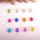 10pcs 12mm glass Pressed flower Pendant, Real Flower Glass Ball Charm Pendant