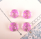 10pcs 12mm glass Pressed flower Pendant, Real Flower Glass Ball Charm Pendant